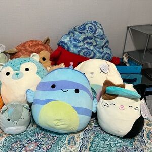 Colorful Plush Toy Collection of Squishys